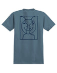 Krooked Moonsmile T-Shirt - Slate