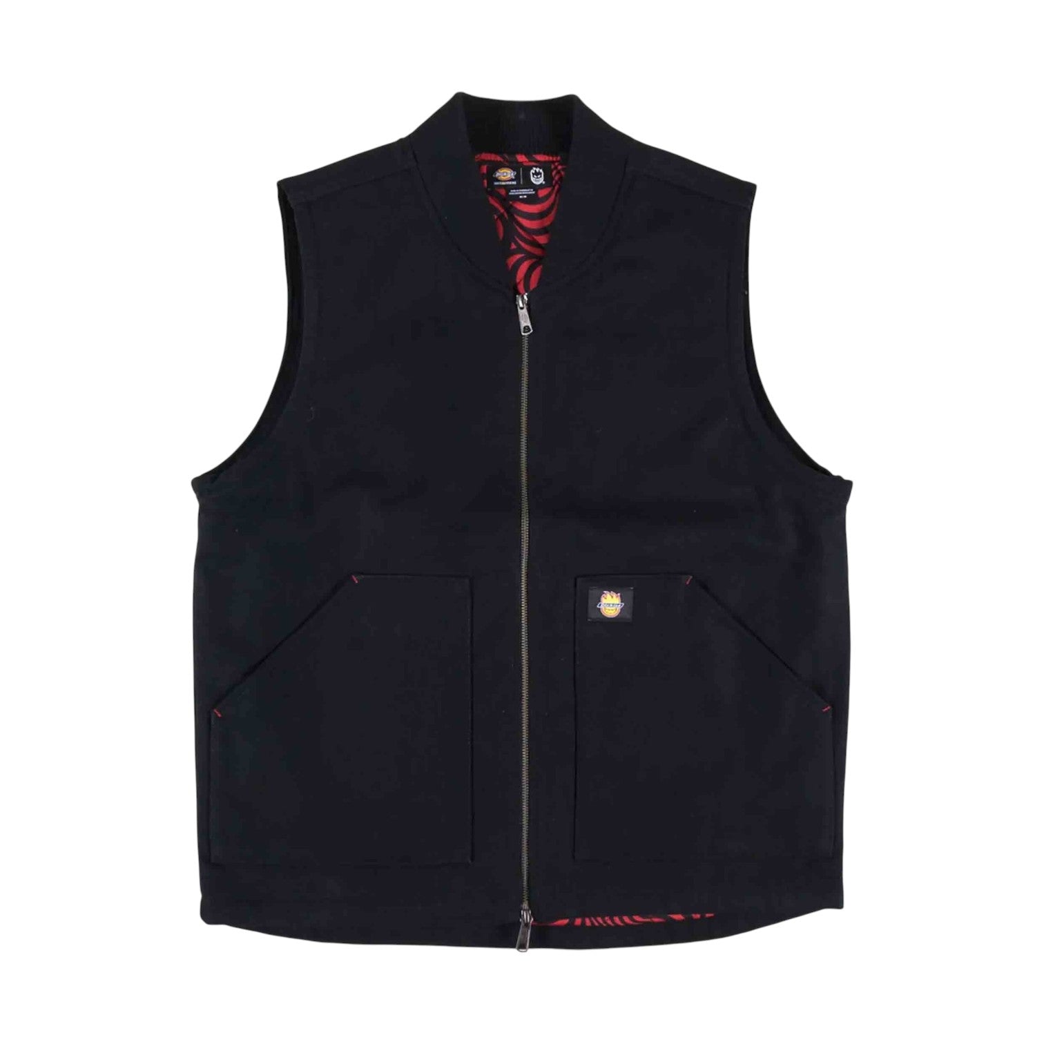 Dickies x Spitfire ベスト Dickies X Spitfire Insulated Vest - Black – Icon Boardshop