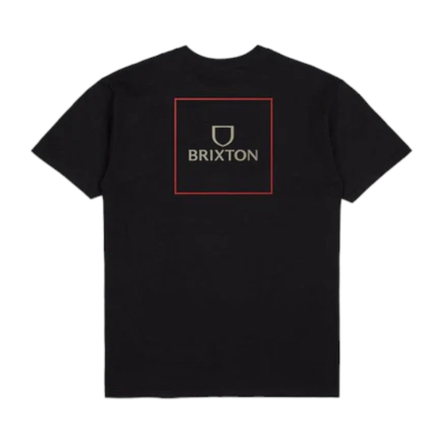 Brixton Alpha Square S/S Standard T-Shirt - Black/Casa Red