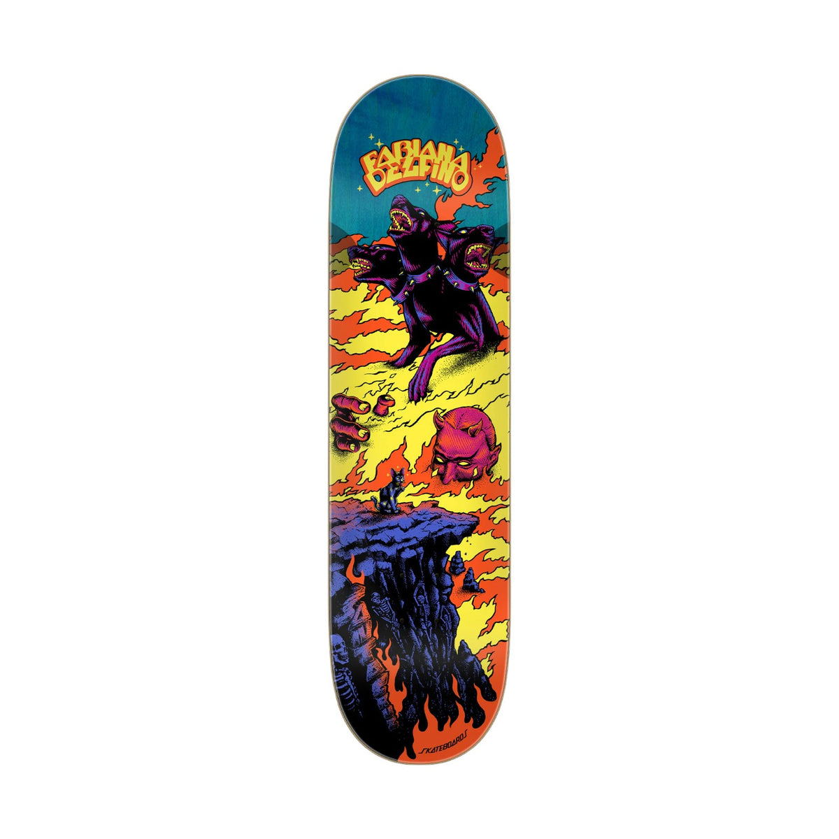 Santa Cruz Delfino Inferno Pro Skateboard Deck – Icon Boardshop
