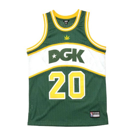 DGK Team Indica Basketball Jersey - Green