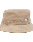 Girl x Sanrio Shroom Fishing Reversible Bucket Hat - Khaki