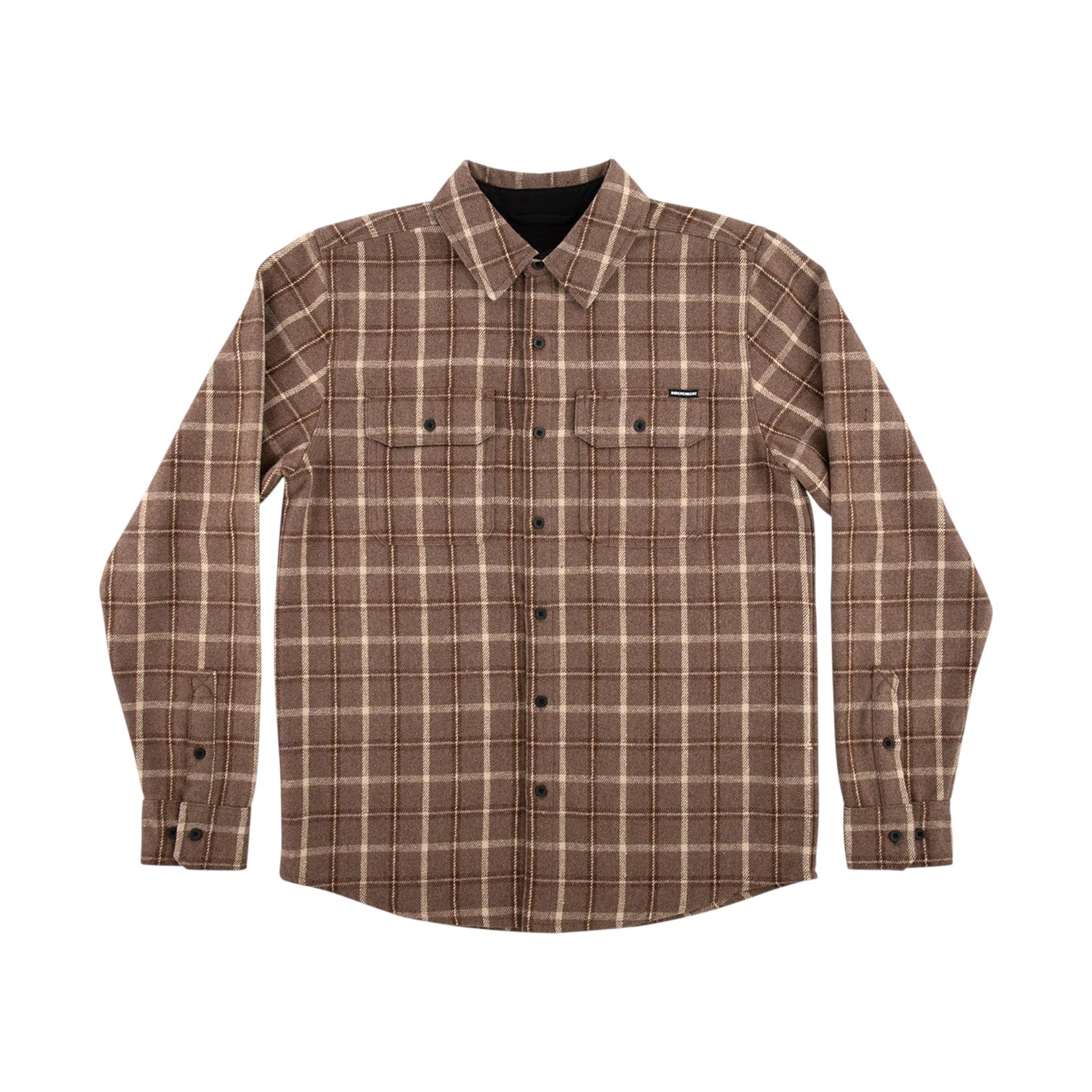 Independent Belmont L/S Flannel - Brown/Tan – Icon Boardshop