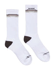 Independent Wired Mid Crew Socks - White