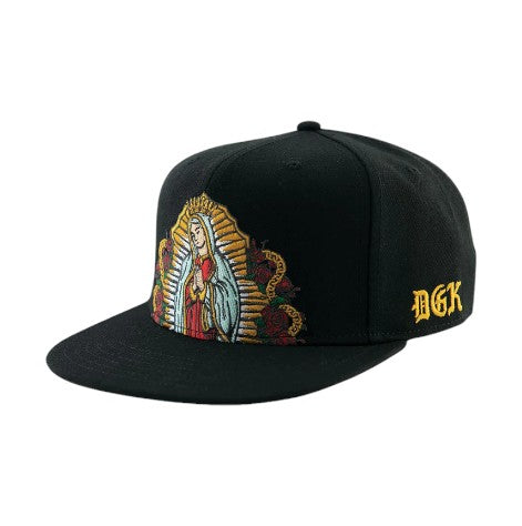 DGK Our Lady Snapback - Black – Icon Boardshop