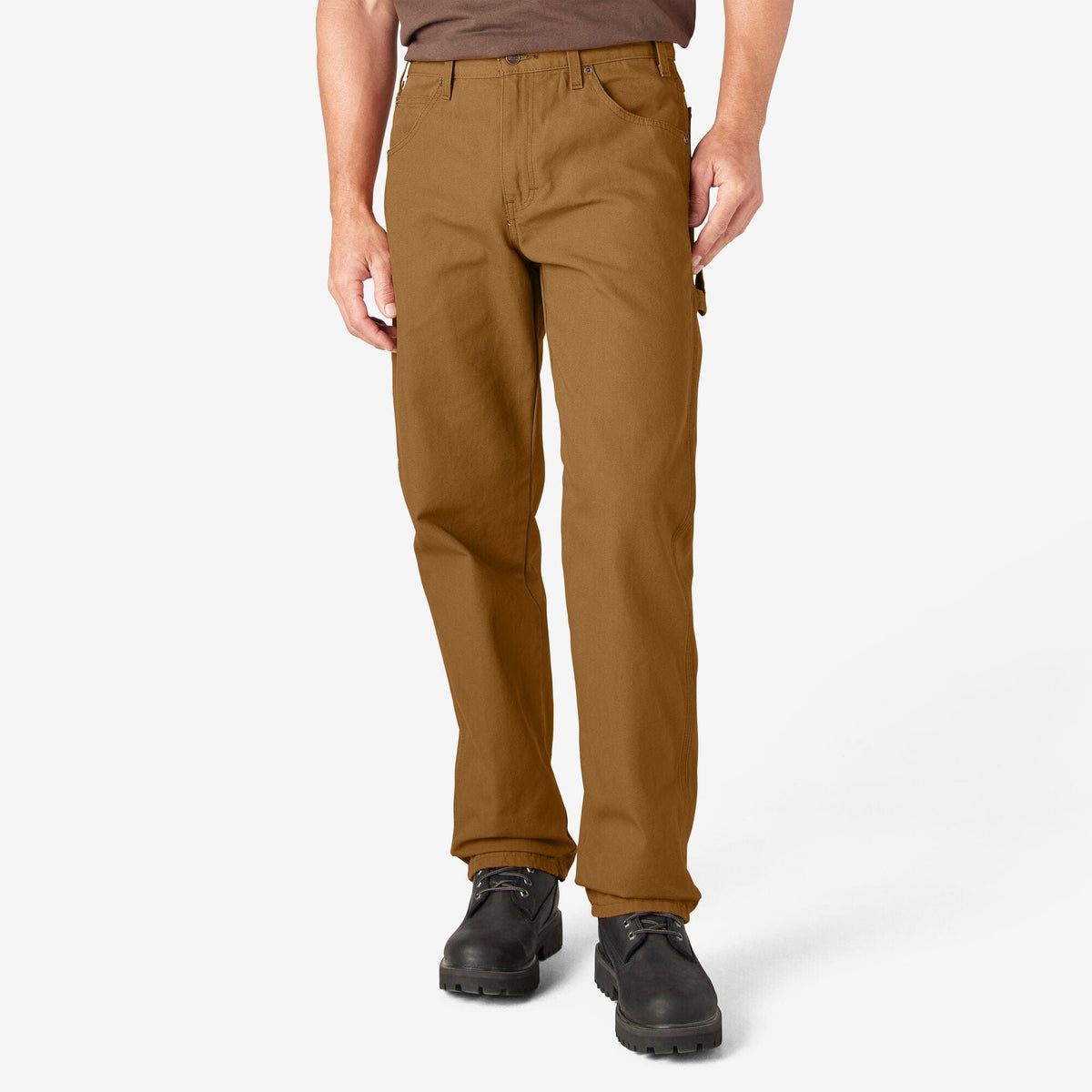 Dickies 1939 Relaxed Fit Carpenter Pants - Rinsed Brown Duck