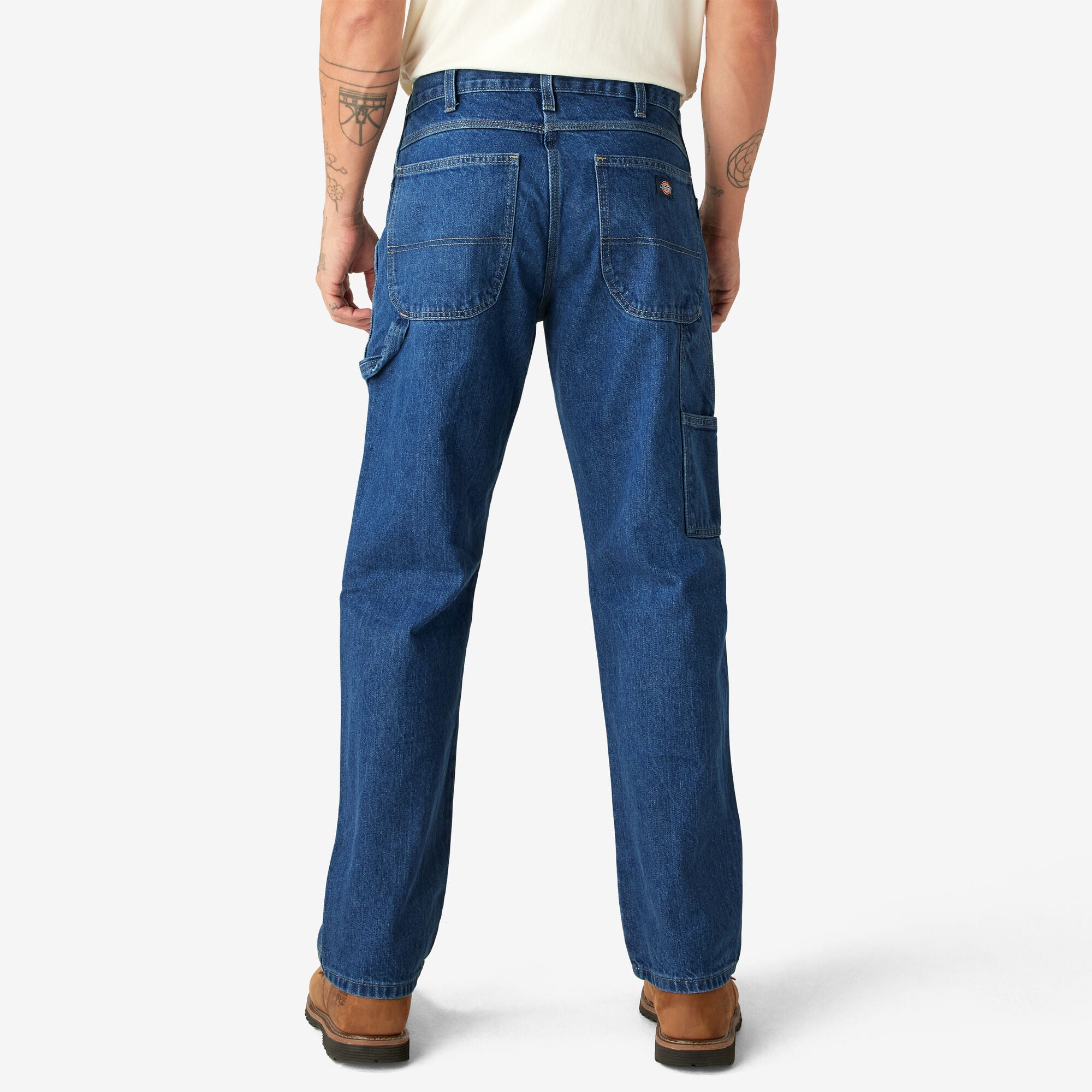 Dickies 1993 Relaxed Fit Carpenter Jeans - Stonewash Indigo Blue