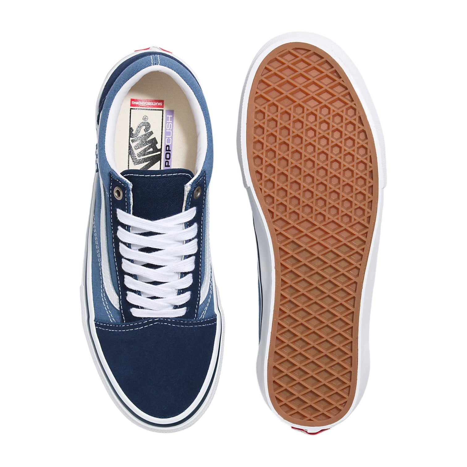 Vans Skate Old Skool Shoes - Navy/White