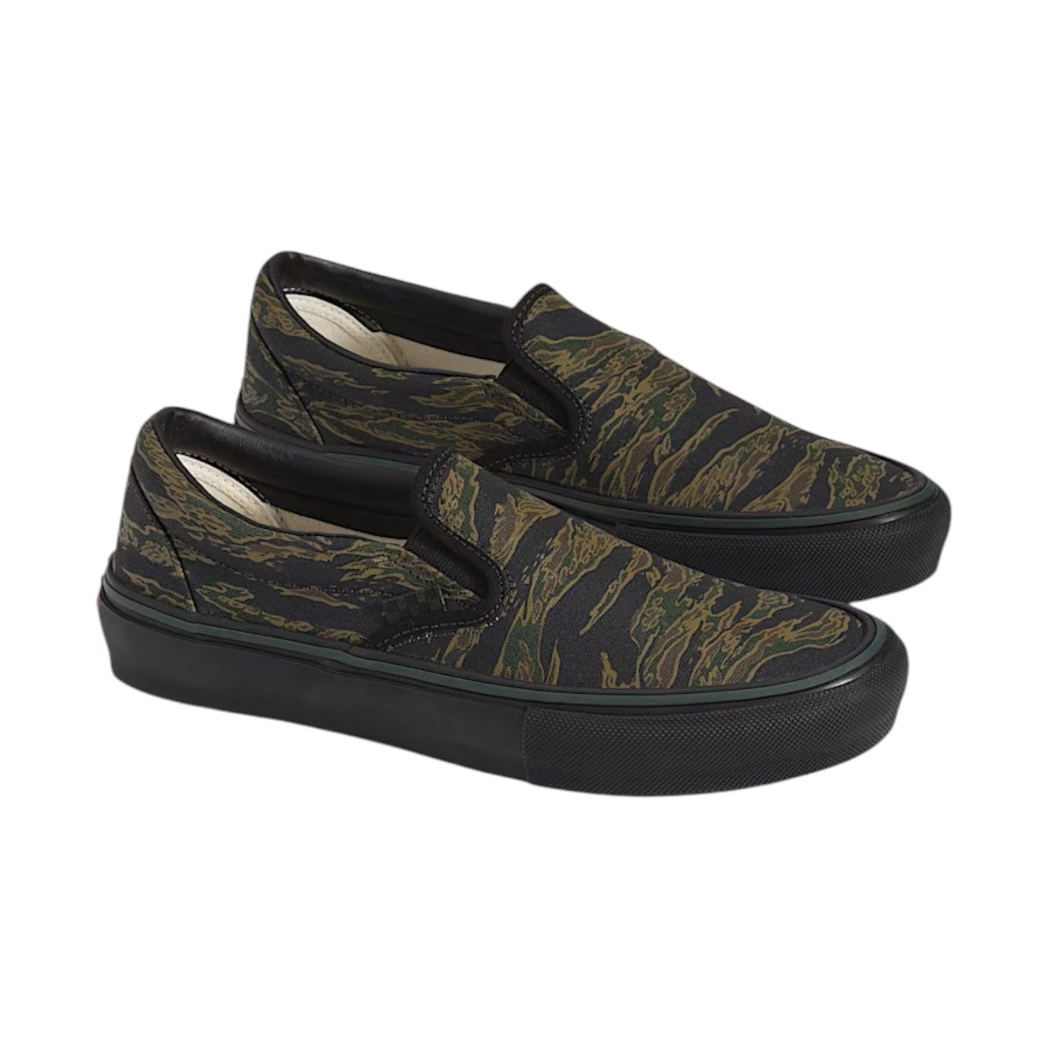 Vans Skate Slip On - Tiger Camo/Black – Icon Boardshop