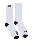 Independent Span Split Crew Socks - White/Black