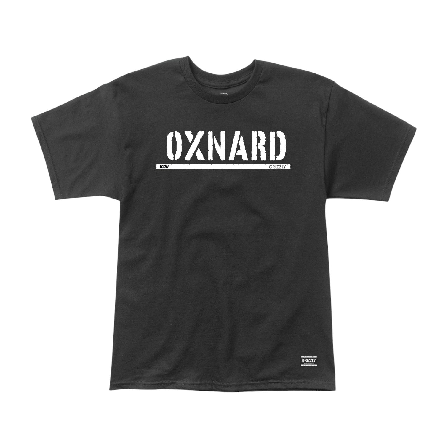 Icon x Grizzly OXNARD Stamp T-Shirt - Black