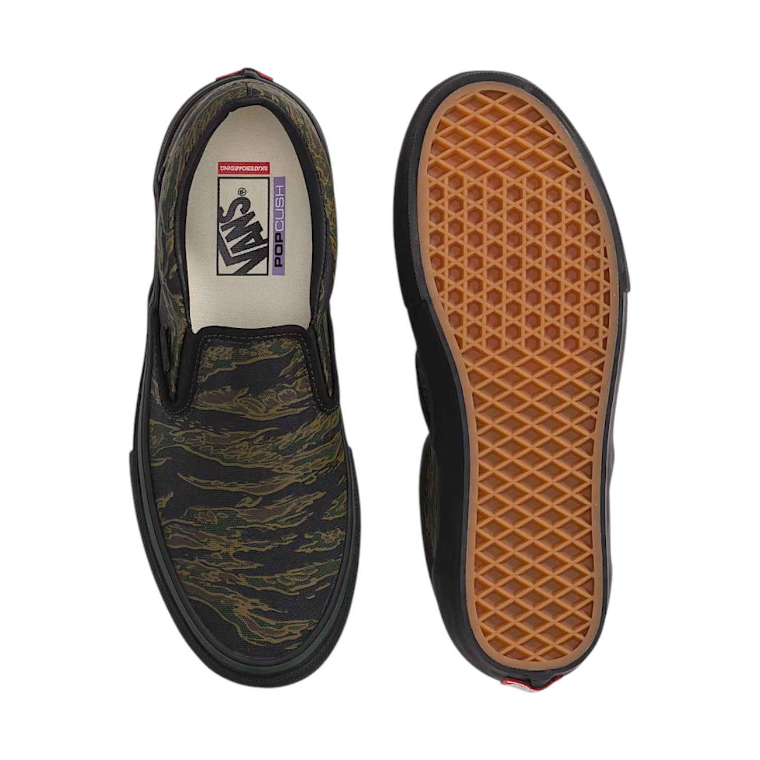 Vans Skate Slip On - Tiger Camo/Black – Icon Boardshop
