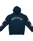 Spitfire Old E Combo Sleeve Hoodie - Navy