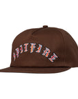 Spitfire Old E Arch Snapback - Brown