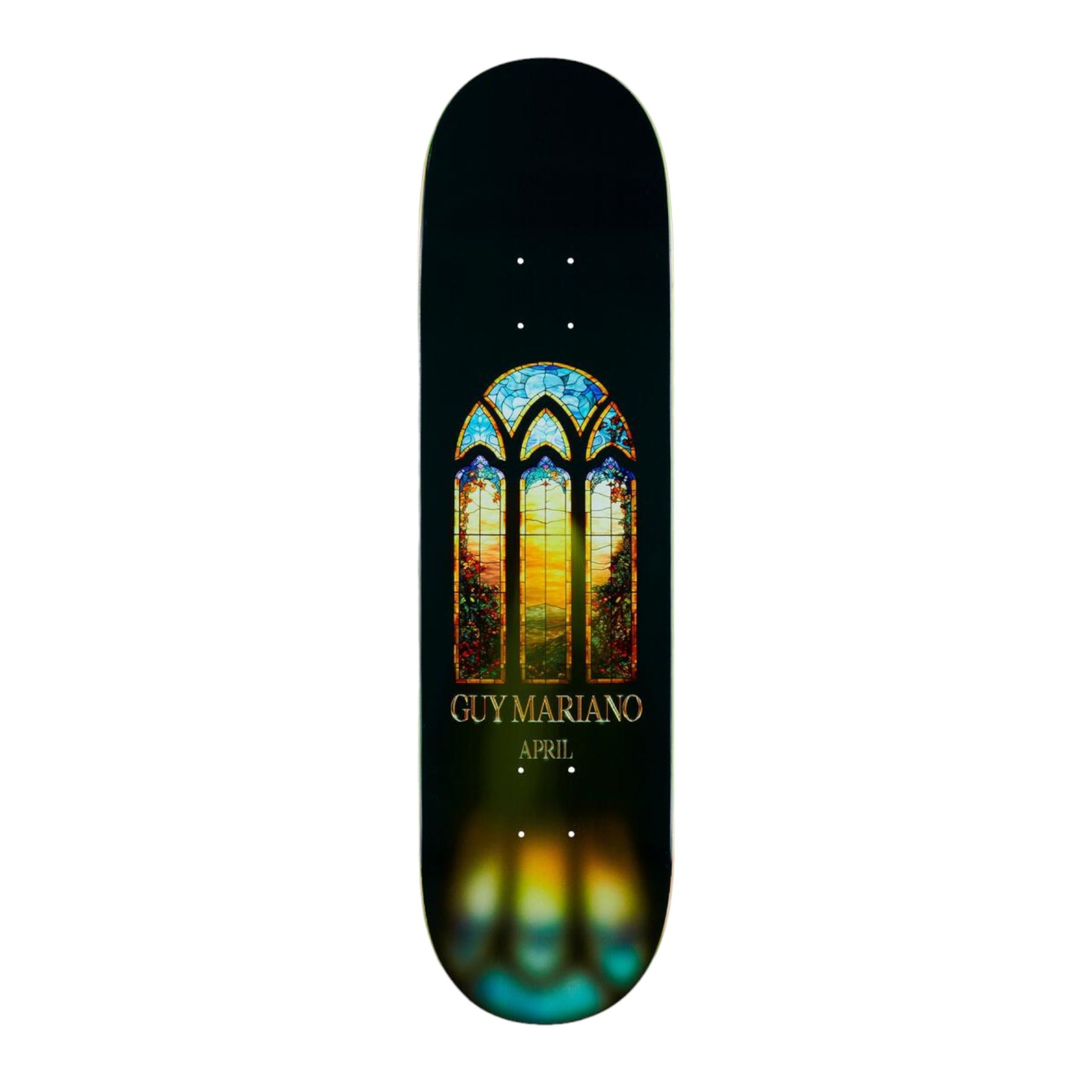 April Guy Mariano Stainglass Skateboard Deck - 8.38&quot;