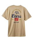 Brixton Coors 150 Arch S/S Standard T-Shirt  - Cream