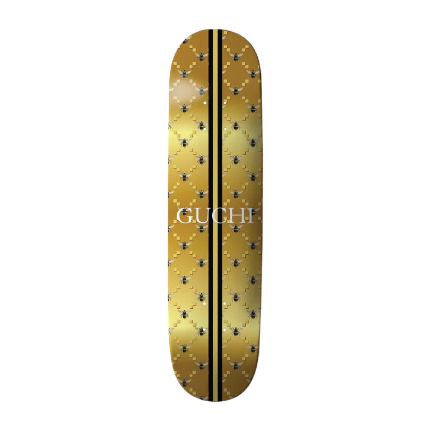 Thank You Gold &quot;GUCHI&quot; Bee Skateboard Deck