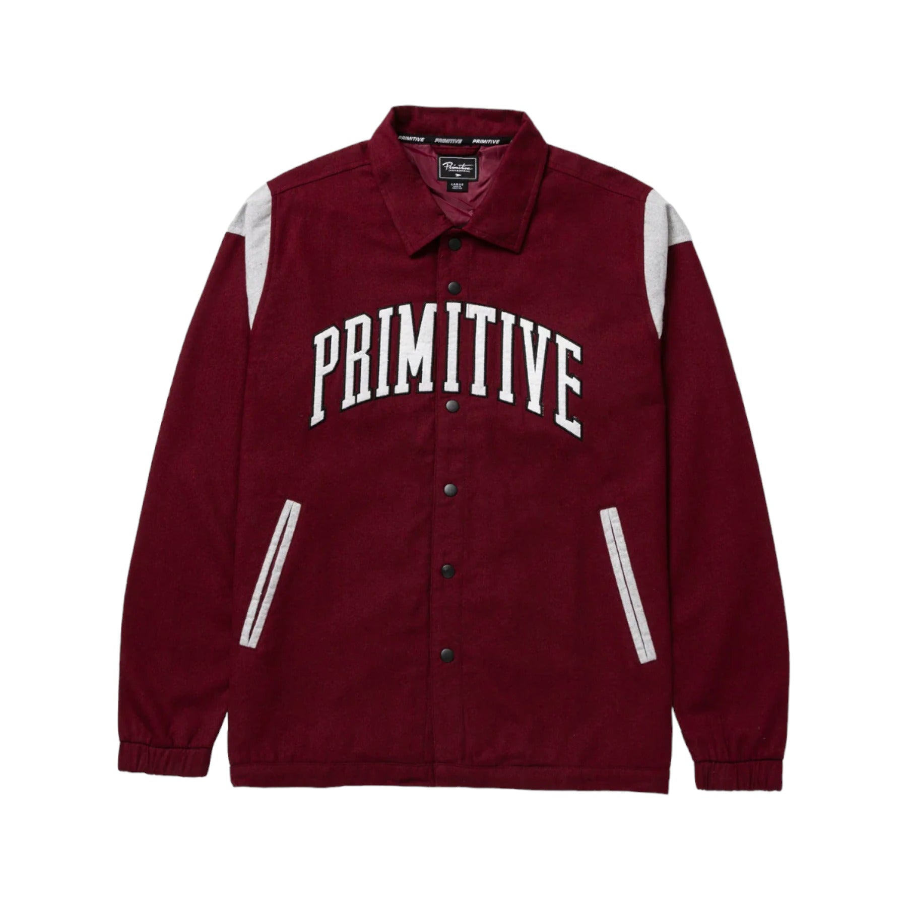 Primitive Collegiate Wool Jacket - Burgundy