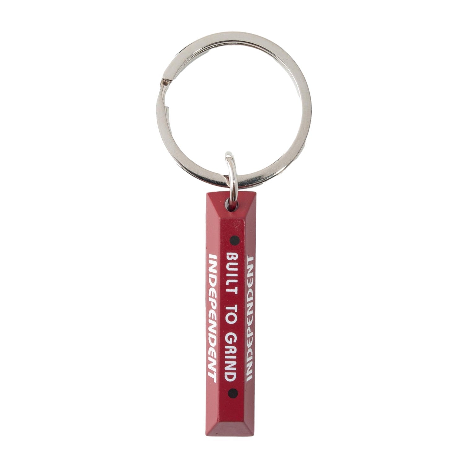 Independent Red Curb Key Chain