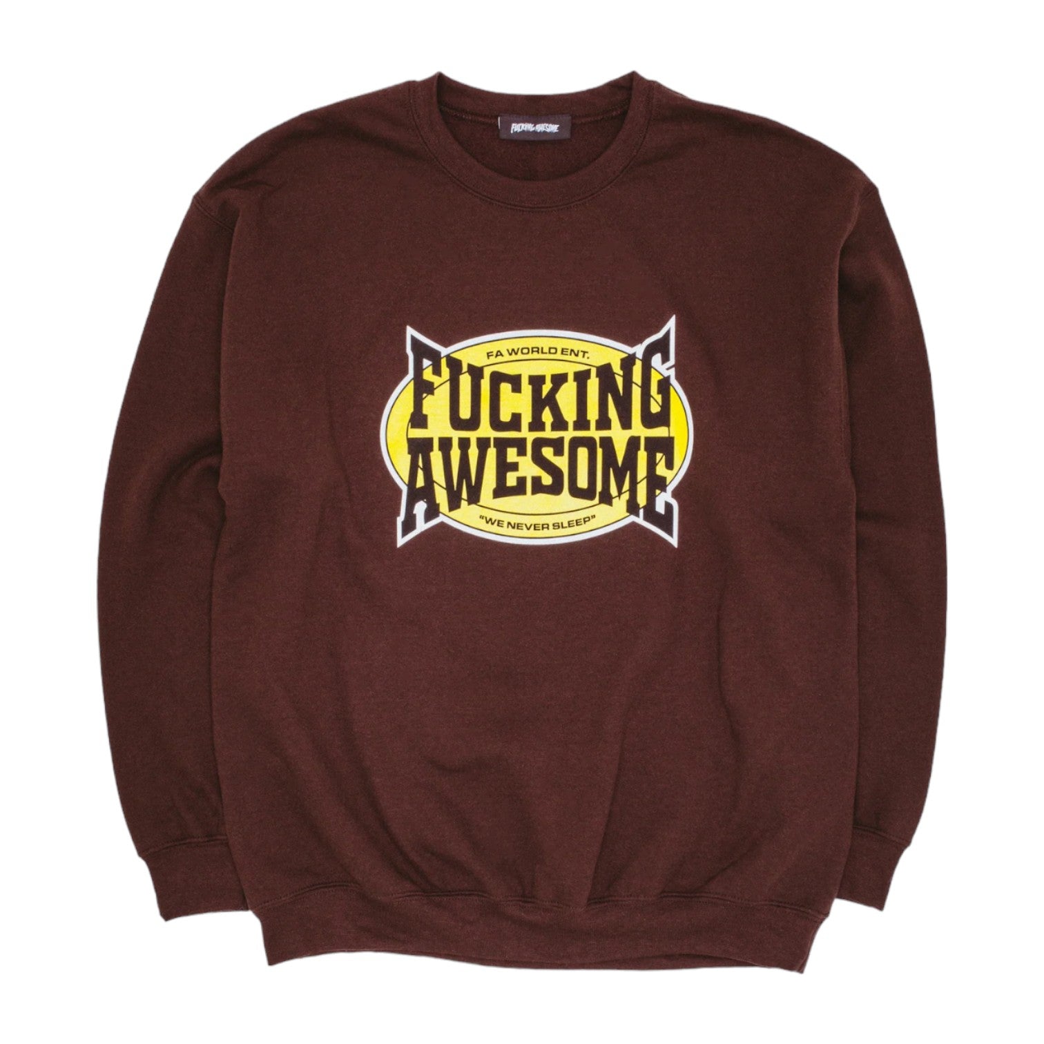 Fucking Awesome KO Crewneck - Argon Oil – Icon Boardshop