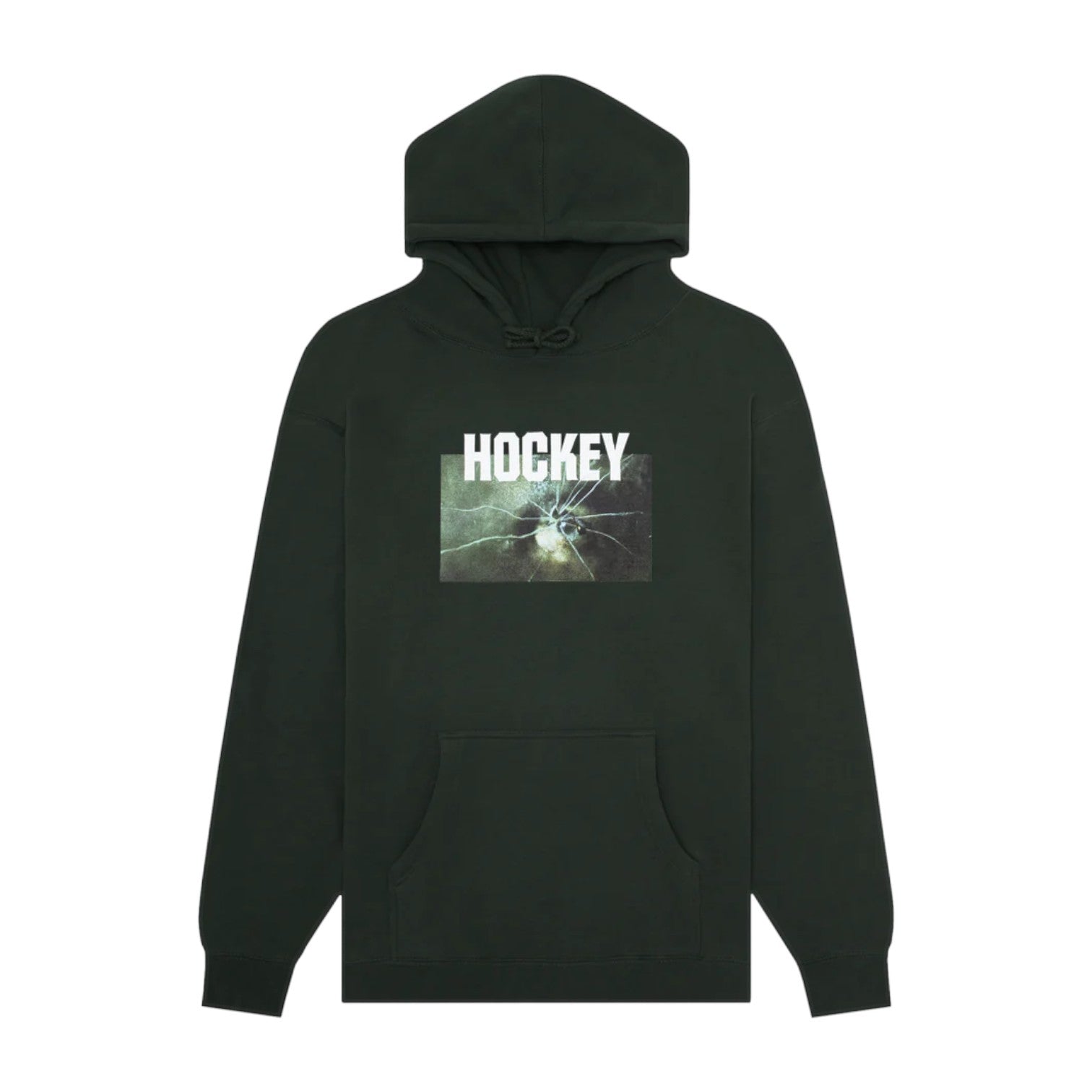 Hockey Thin Ice Hoodie - Forest
