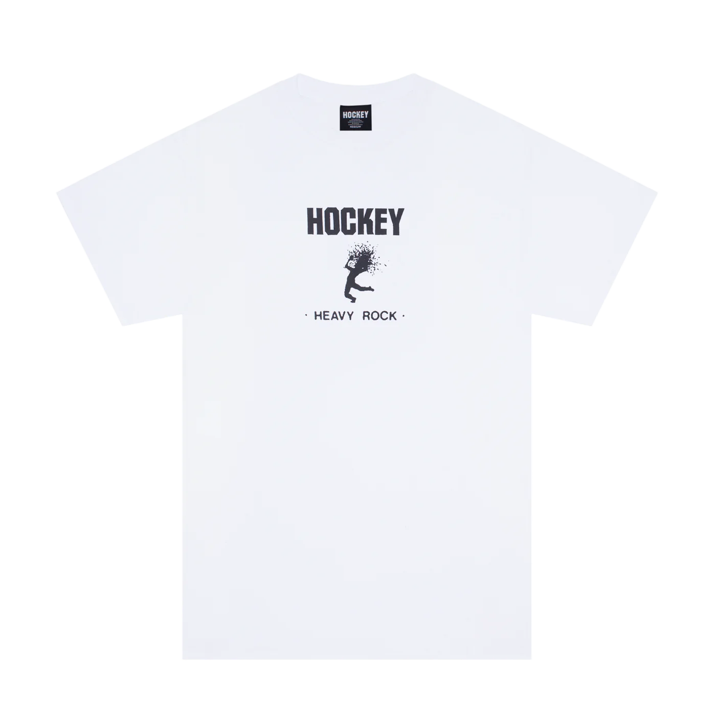Hockey Heavy Rock Tee - White
