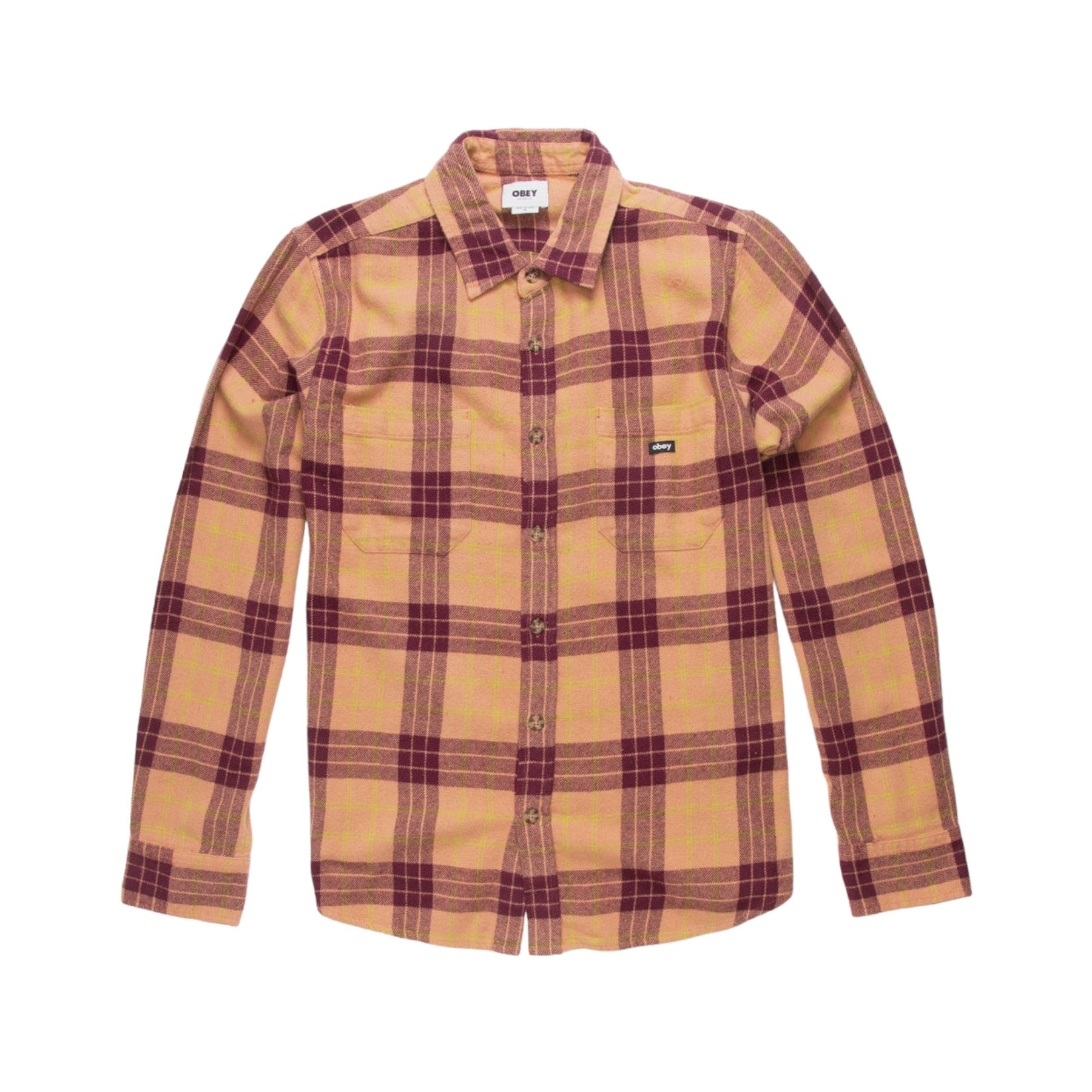Obey Arnold Woven Flannel - Clay