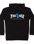 Santa Cruz X Thrasher Screaming Logo Hoodie - Black