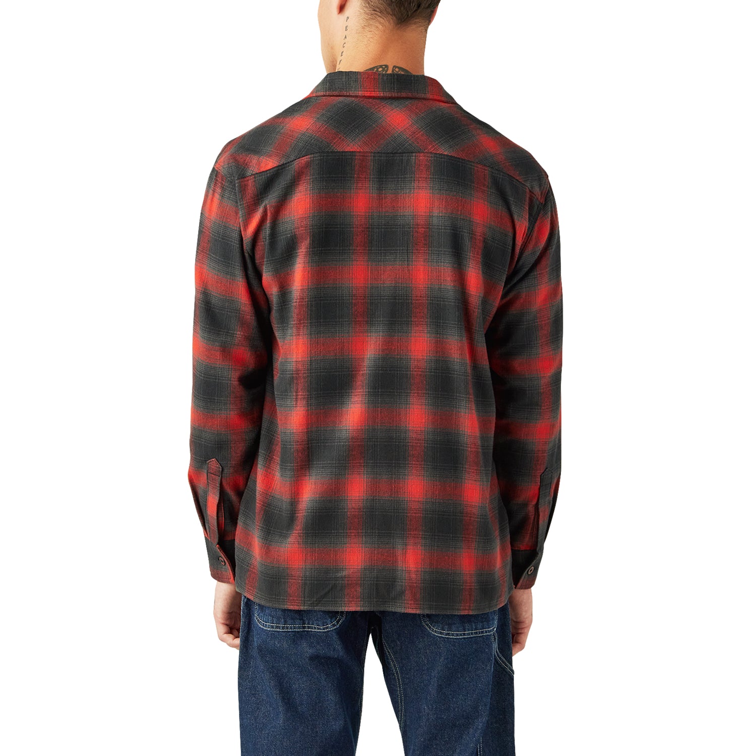 Dickies Herren Flex Flannel Langarm-Shirt – Arbeitshemd Aus Baumwolle-Stretch