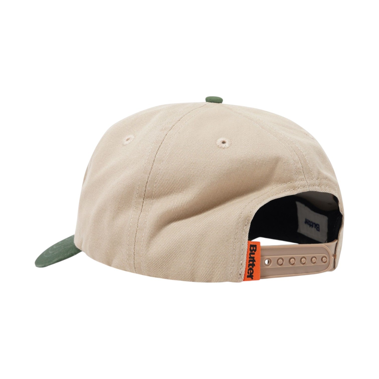 Buttergoods Tide 5 Panel Cap - Washed Tan/Seaweed