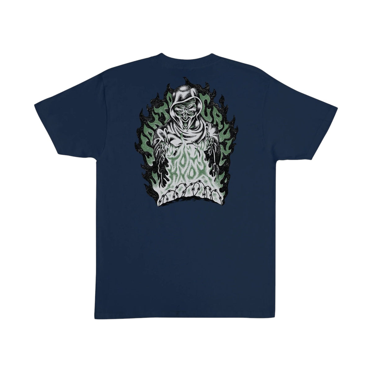 Santa Cruz Knox Razor Pit T-Shirt - Harbor Blue