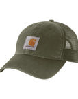 Carhartt Canvas Mesh-Back Cap - Basil