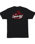 Santa Cruz Screaming Fire Oval T-Shirt - Black