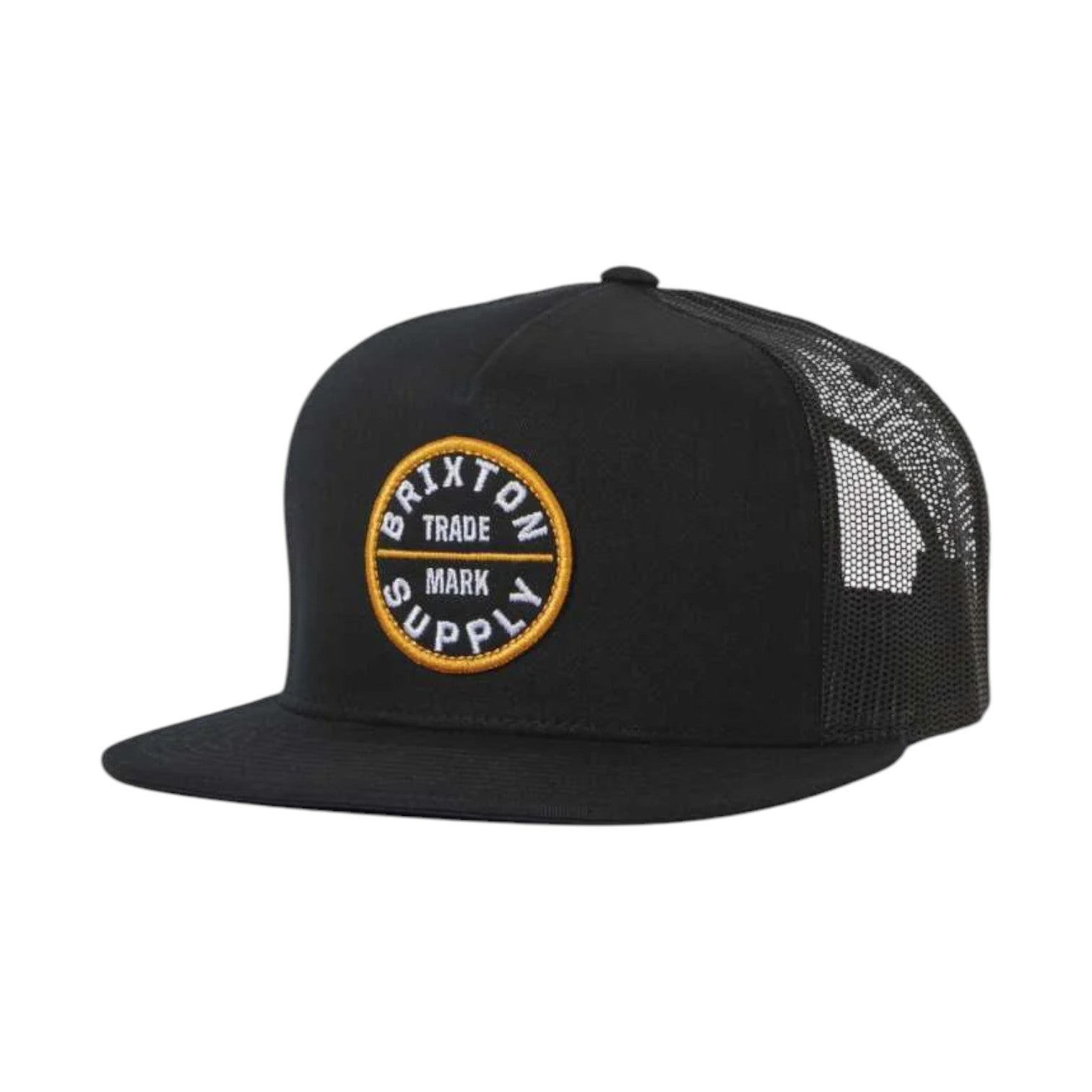Brixton Oath MP Trucker Hat - Black/Black
