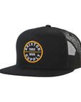 Brixton Oath MP Trucker Hat - Black/Black