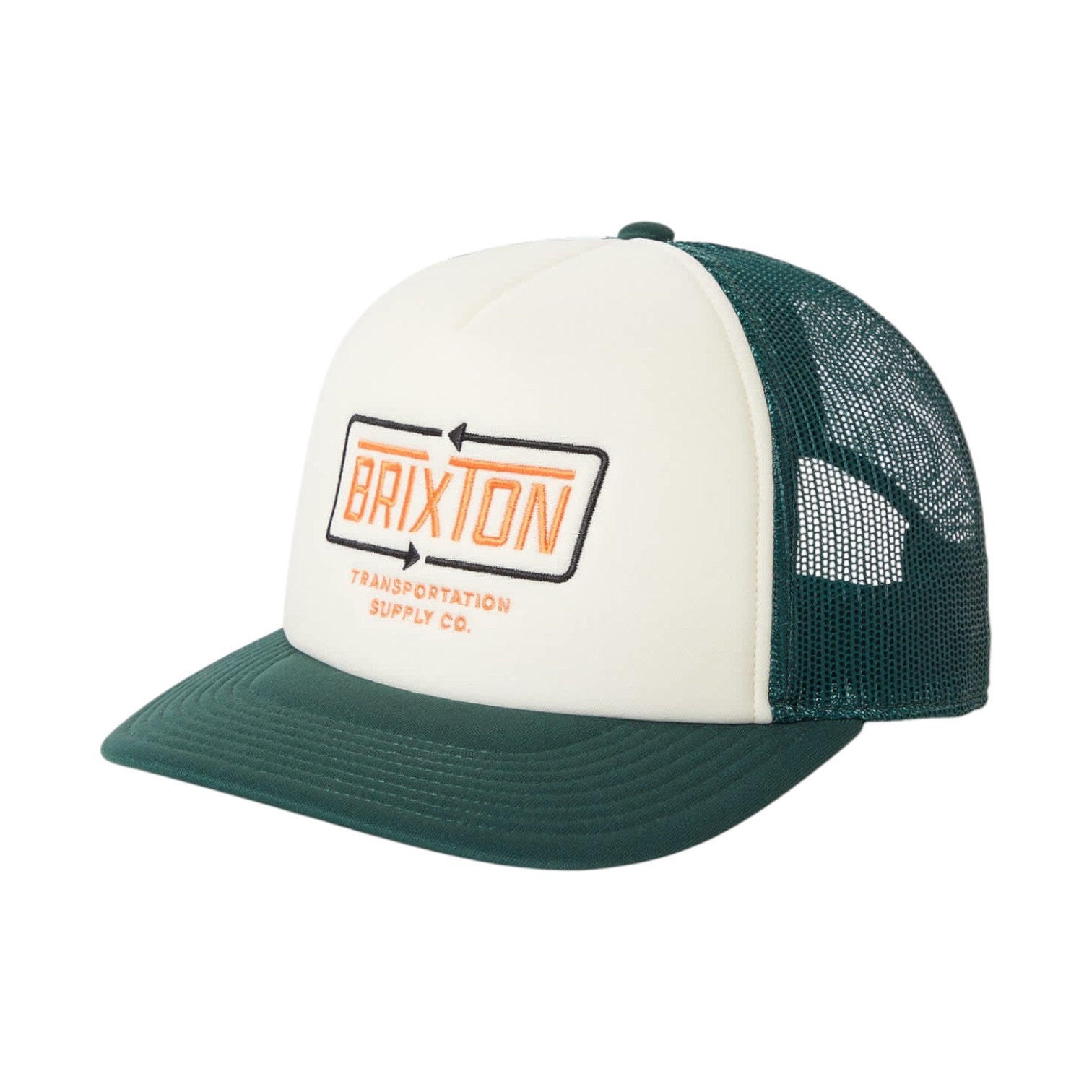 Brixton Caldwell NP HP Trucker Hat - Primal Green/Whitecap