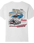Brixton x Coors Light Raceway S/S Standard Tee - White