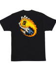 Santa Cruz O'Brien Screaming Reaper T-Shirt - Black