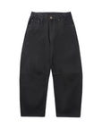 Buttergoods Wide Cut Denim Jeans - Flat Black Selvedge