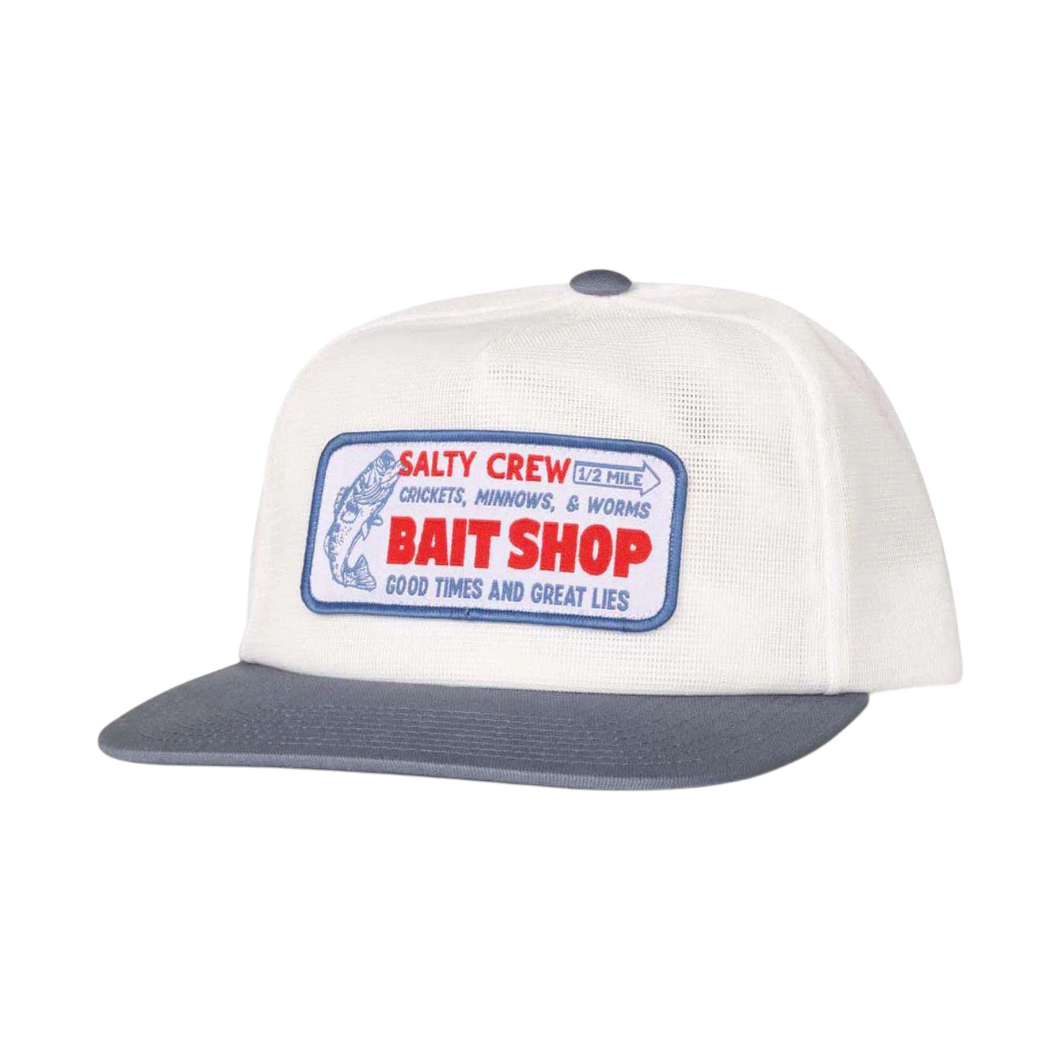 Salty Crew Bait Shop Trucker - Off White