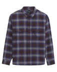 Vans Bixby Plaid Flannel - Dark Port/Pewter Heather