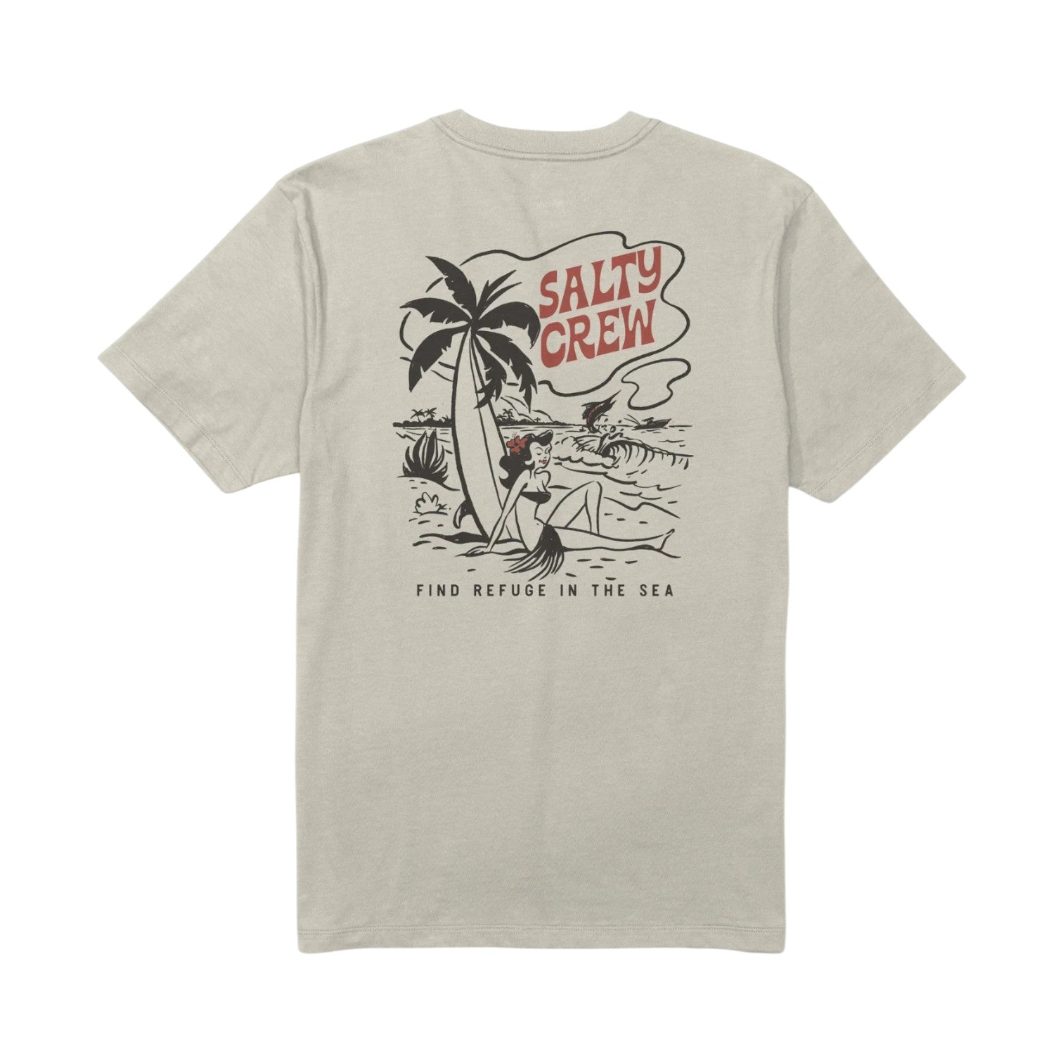 Salty Crew Lounge SS Tee - White