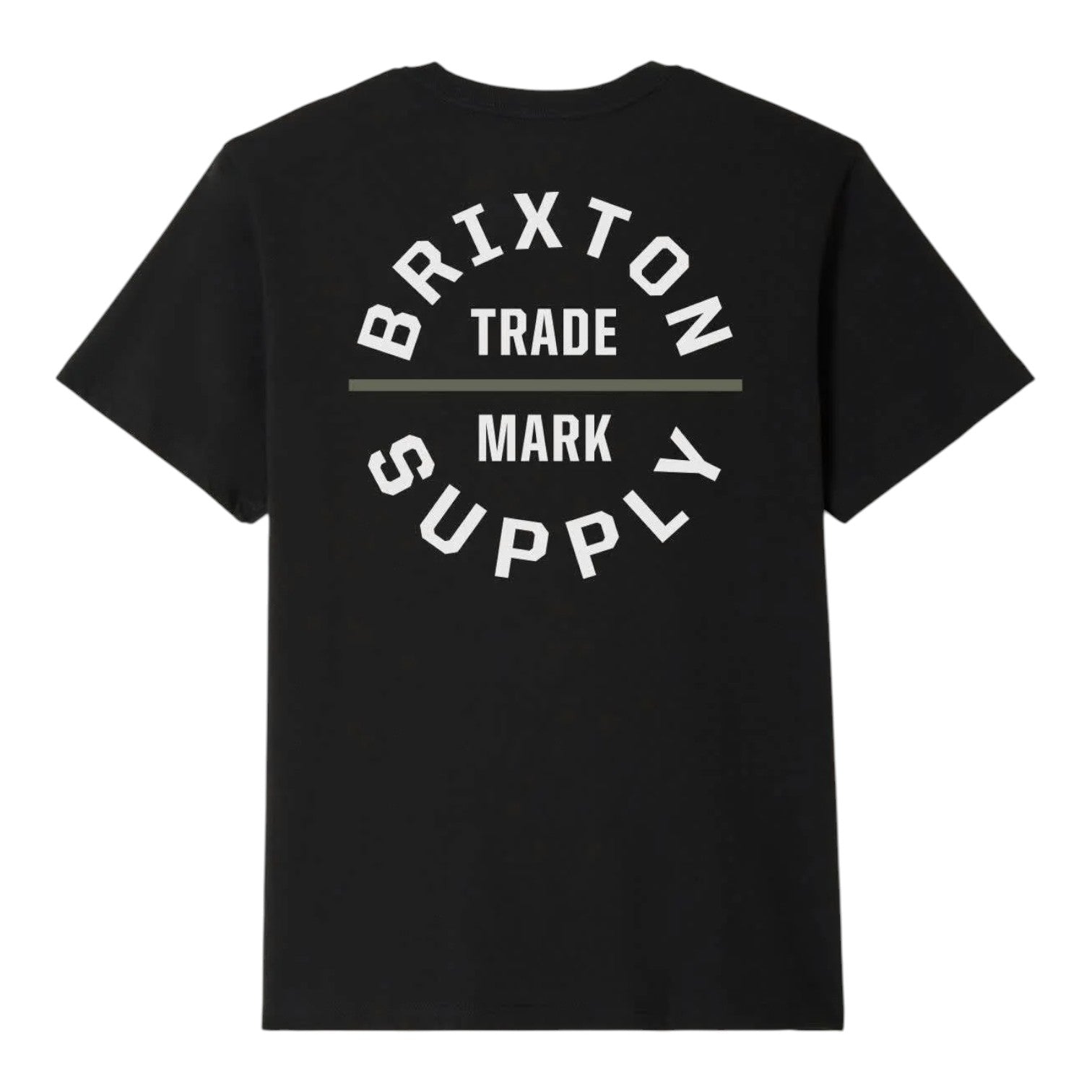 Brixton Oath V S/S Standard Tee - Black/Olive Surplus