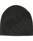 Creature Web Skully Beanie - Charcoal