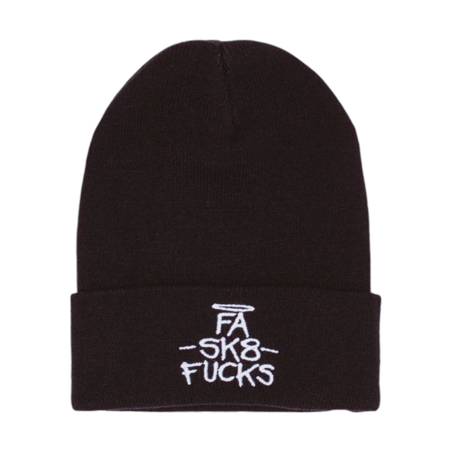 Fucking Awesome Sk8 Fucks Cuff Beanie - Black – Icon Boardshop