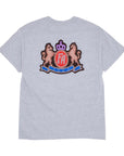 Fucking Awesome Printed Crest Tee - Ash Heather
