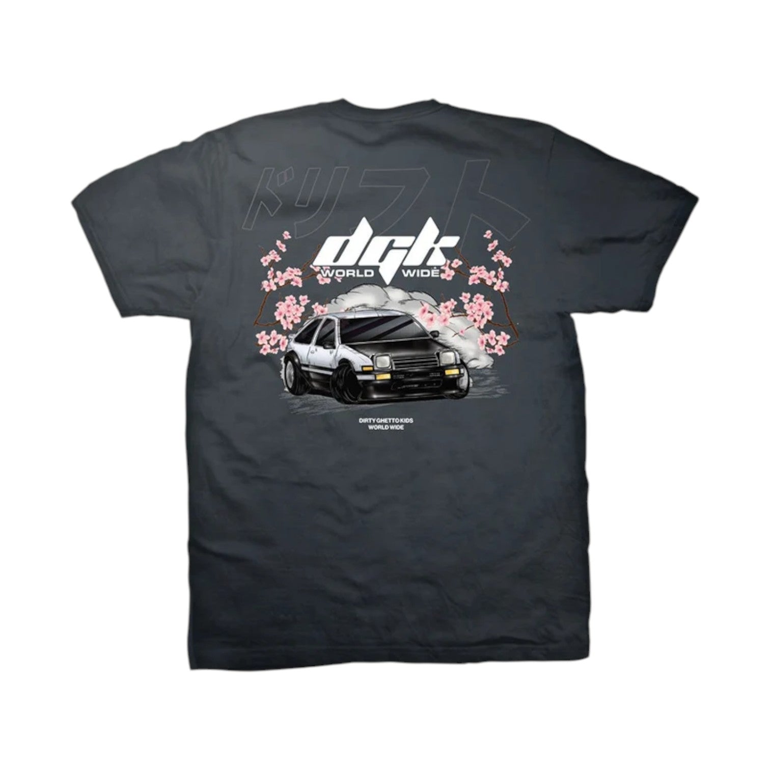 DGK Kanji Drift Boxy Fit Tee - Vintage Black