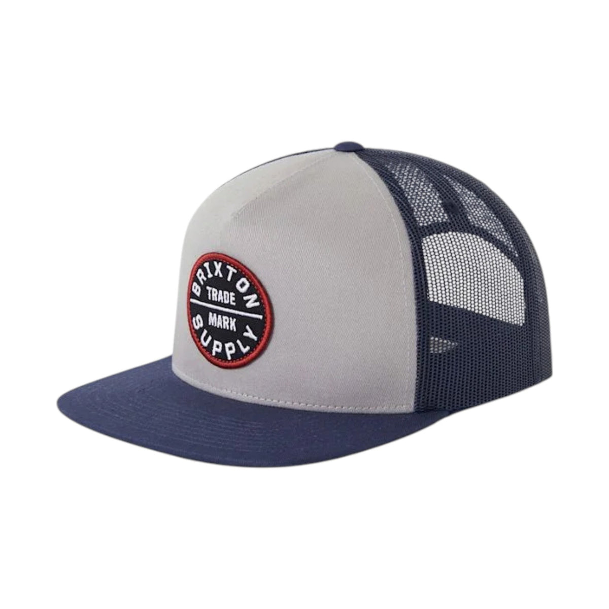 Brixton Oath MP Trucker Hat - Sustained Grey/Washed Navy