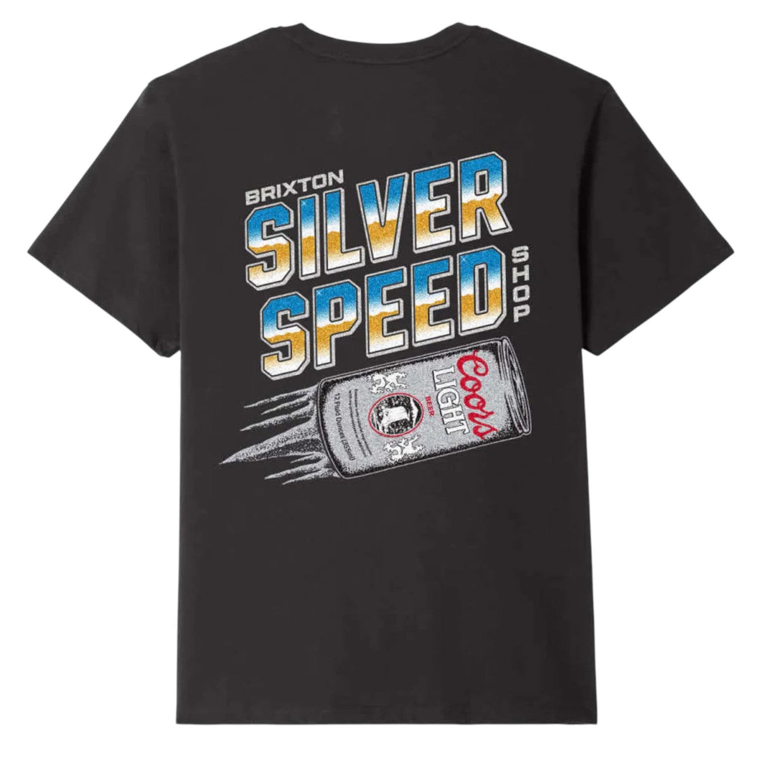 Brixton x Coors Light Silver Speed S/S Standard Tee - Black