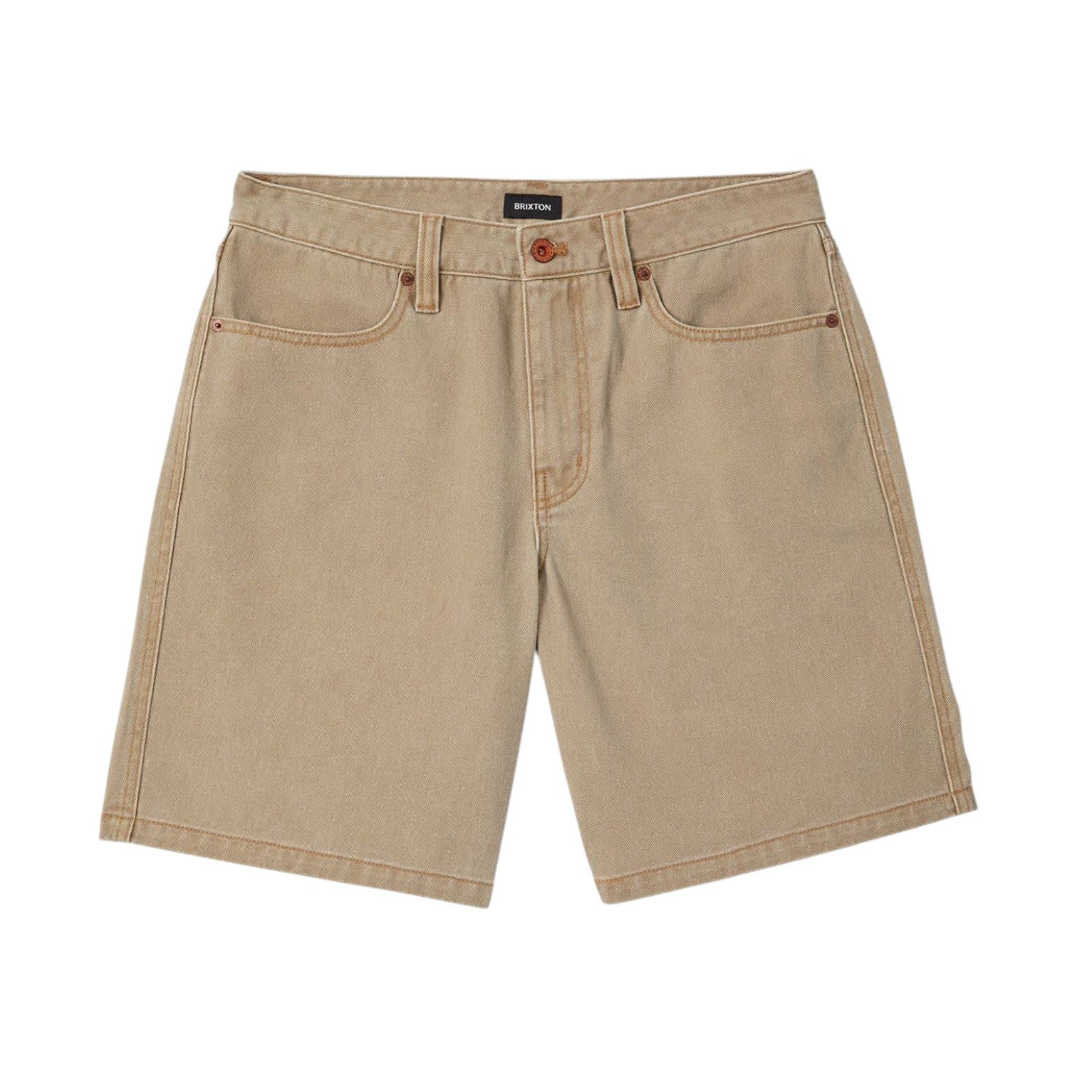 Brixton Relaxed Short - Washed British Khaki
